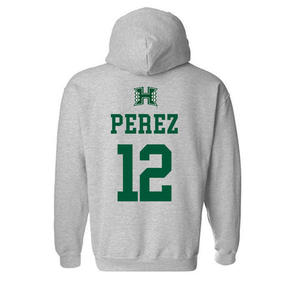 Hawaii - NCAA Women's Basketball : Imani Perez - Hooded Sweatshirt Classic Shersey