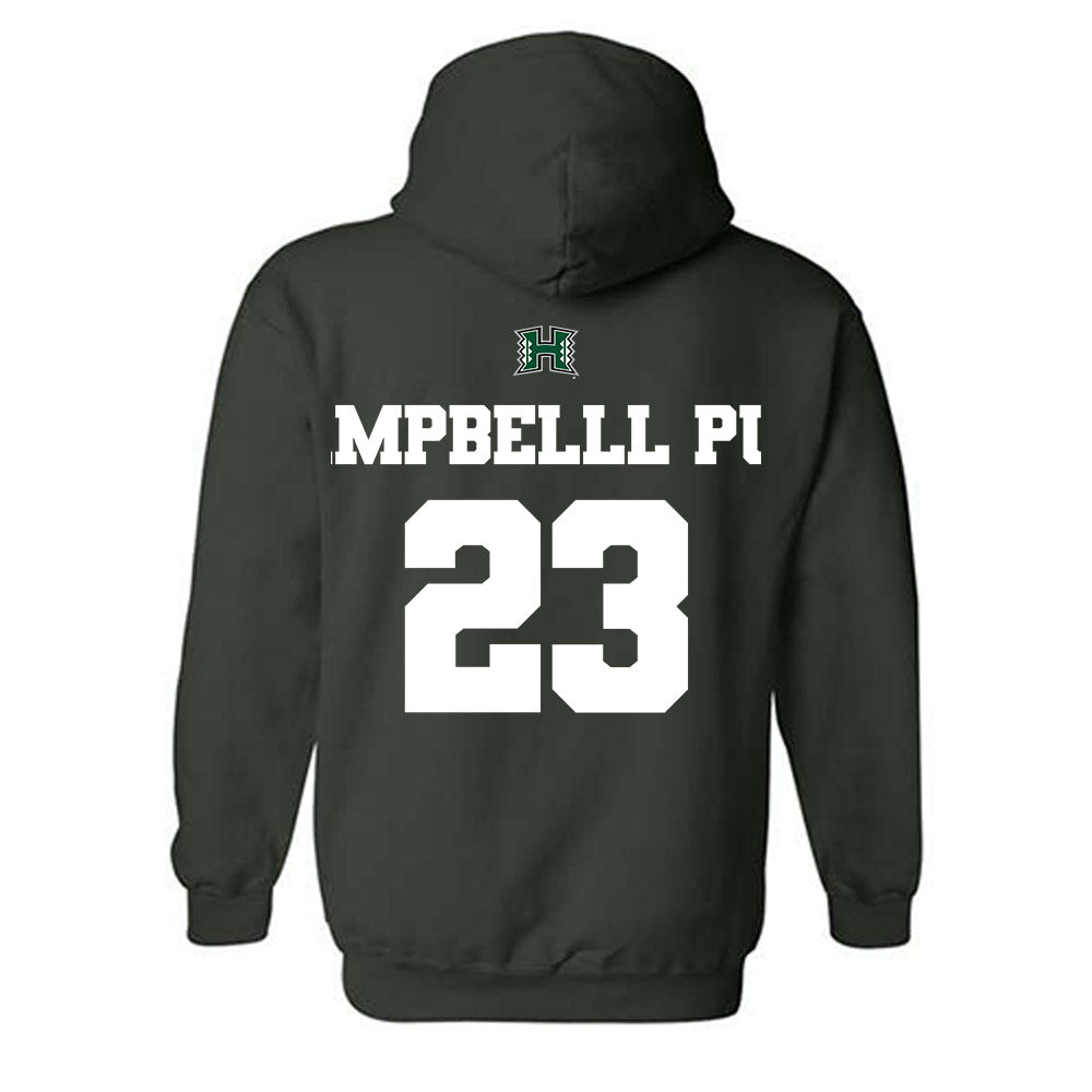 Hawaii - NCAA Softball : Key-annah Campbelll Pu'a - Hooded Sweatshirt Classic Shersey