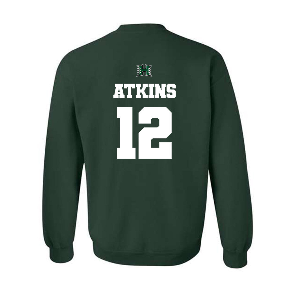 Hawaii - NCAA Baseball : Tai Atkins - Crewneck Sweatshirt Classic Shersey