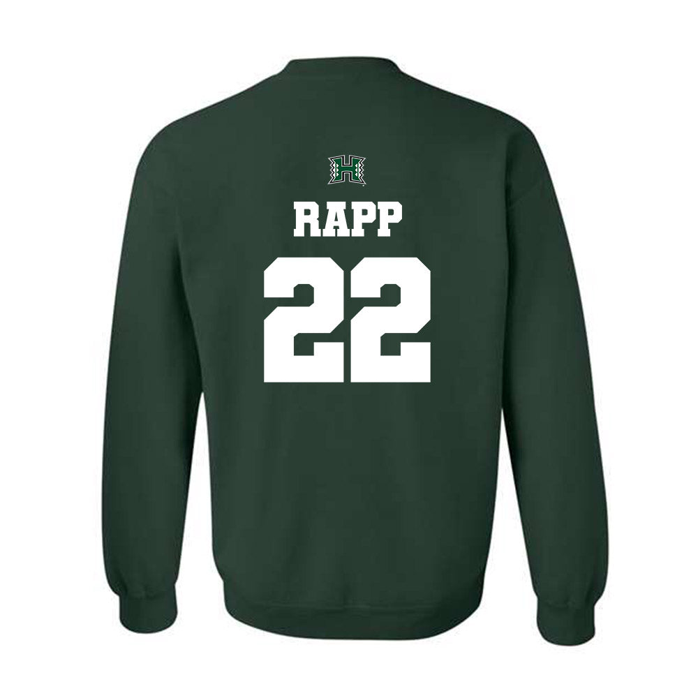 Hawaii - NCAA Men's Basketball : Ryan Rapp - Crewneck Sweatshirt Classic Shersey