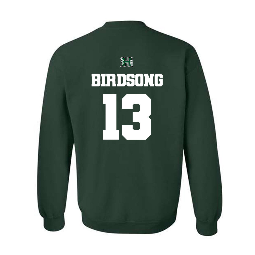 Hawaii - NCAA Women's Basketball : Hallie Birdsong - Crewneck Sweatshirt Classic Shersey