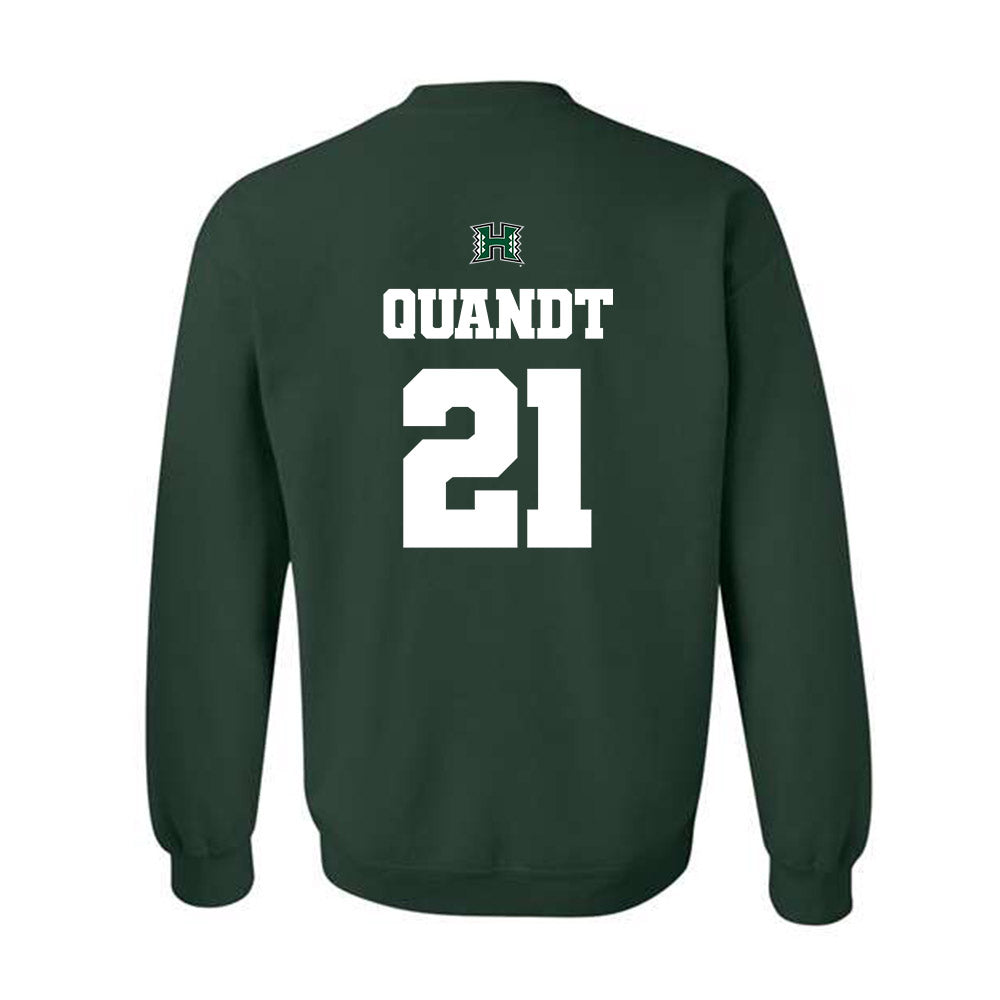 Hawaii - NCAA Baseball : Jared Quandt - Crewneck Sweatshirt Classic Shersey