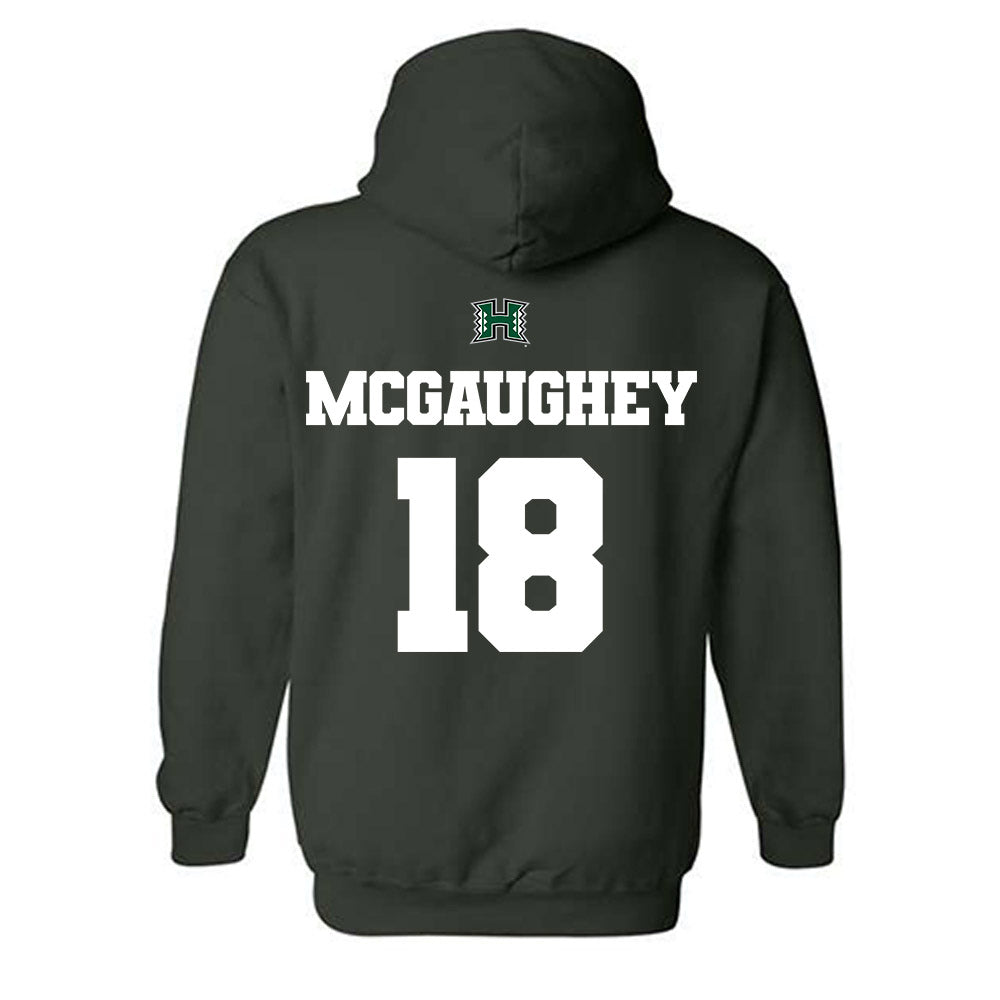 Hawaii - NCAA Softball : Jamie Mcgaughey - Hooded Sweatshirt Classic Shersey