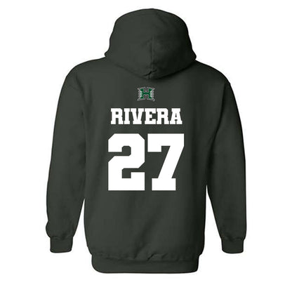 Hawaii - NCAA Baseball : Bronson Rivera - Hooded Sweatshirt Classic Shersey