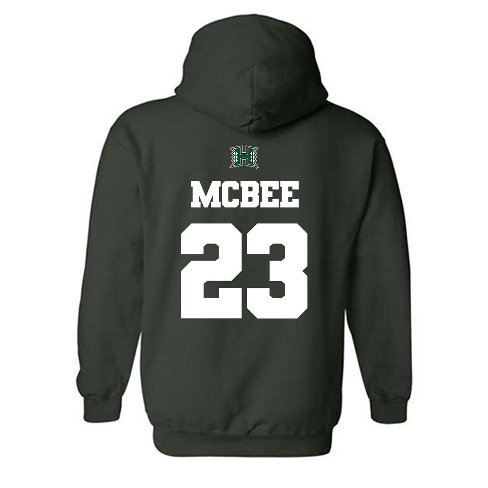 Hawaii - NCAA Women's Basketball : MeiLani McBee - Hooded Sweatshirt Classic Shersey