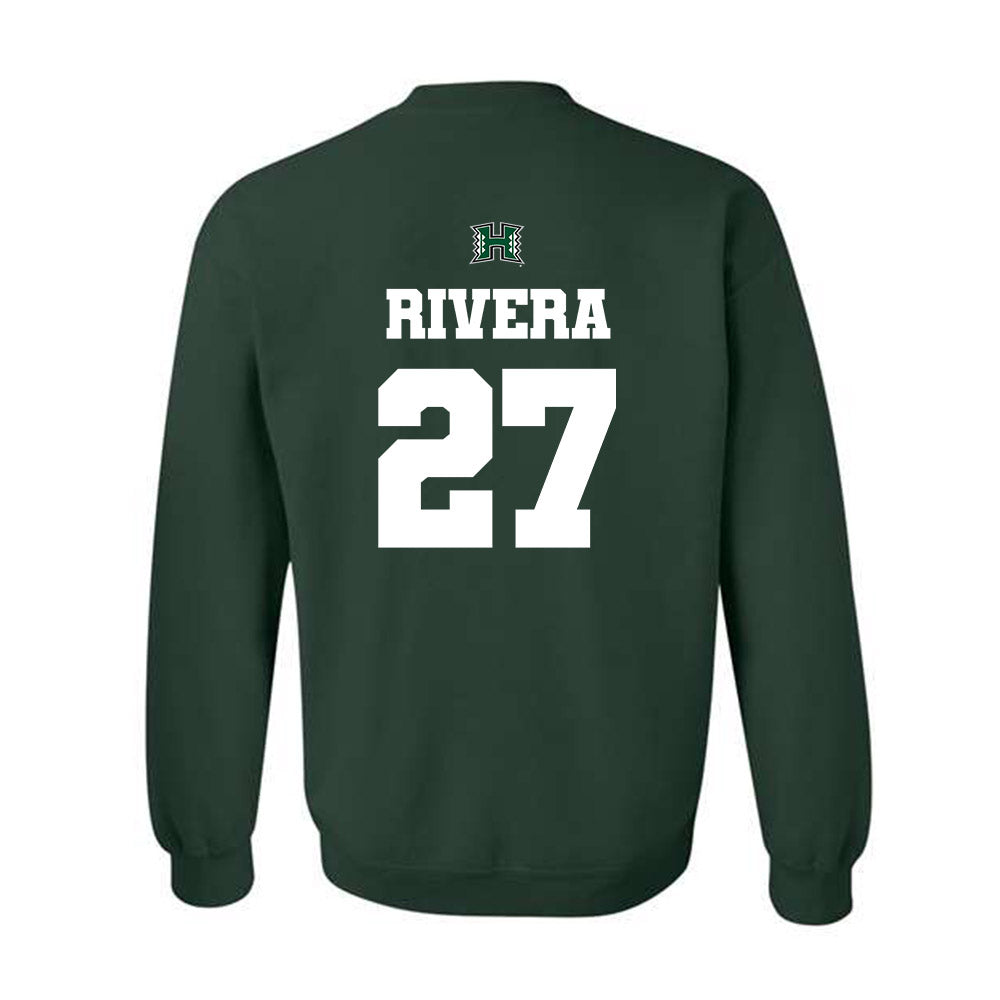 Hawaii - NCAA Baseball : Bronson Rivera - Crewneck Sweatshirt Classic Shersey