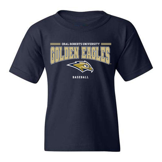 Oral Roberts - NCAA Baseball : Justin Quinn - Youth T-Shirt Classic Shersey
