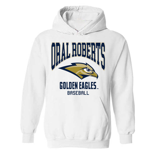 Oral Roberts - NCAA Baseball : Samuel Thompson - Hooded Sweatshirt Classic Shersey