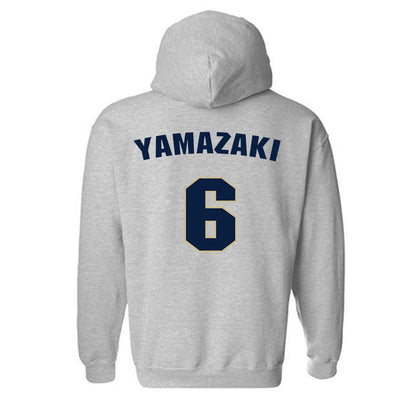 Oral Roberts - NCAA Men's Soccer : Haruki Yamazaki - Hooded Sweatshirt Classic Shersey