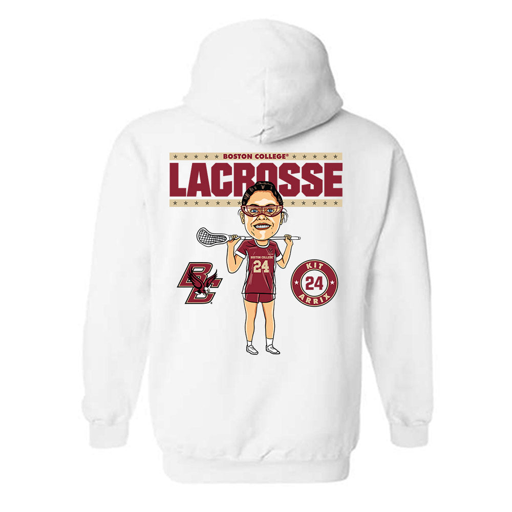 Boston College - NCAA Women's Lacrosse : Kit Arrix On the Field Hooded Sweatshirt