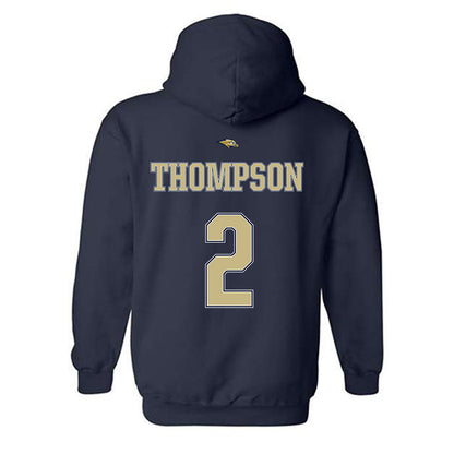 Oral Roberts - NCAA Men's Basketball : Kareem Thompson - Hooded Sweatshirt Sports Shersey