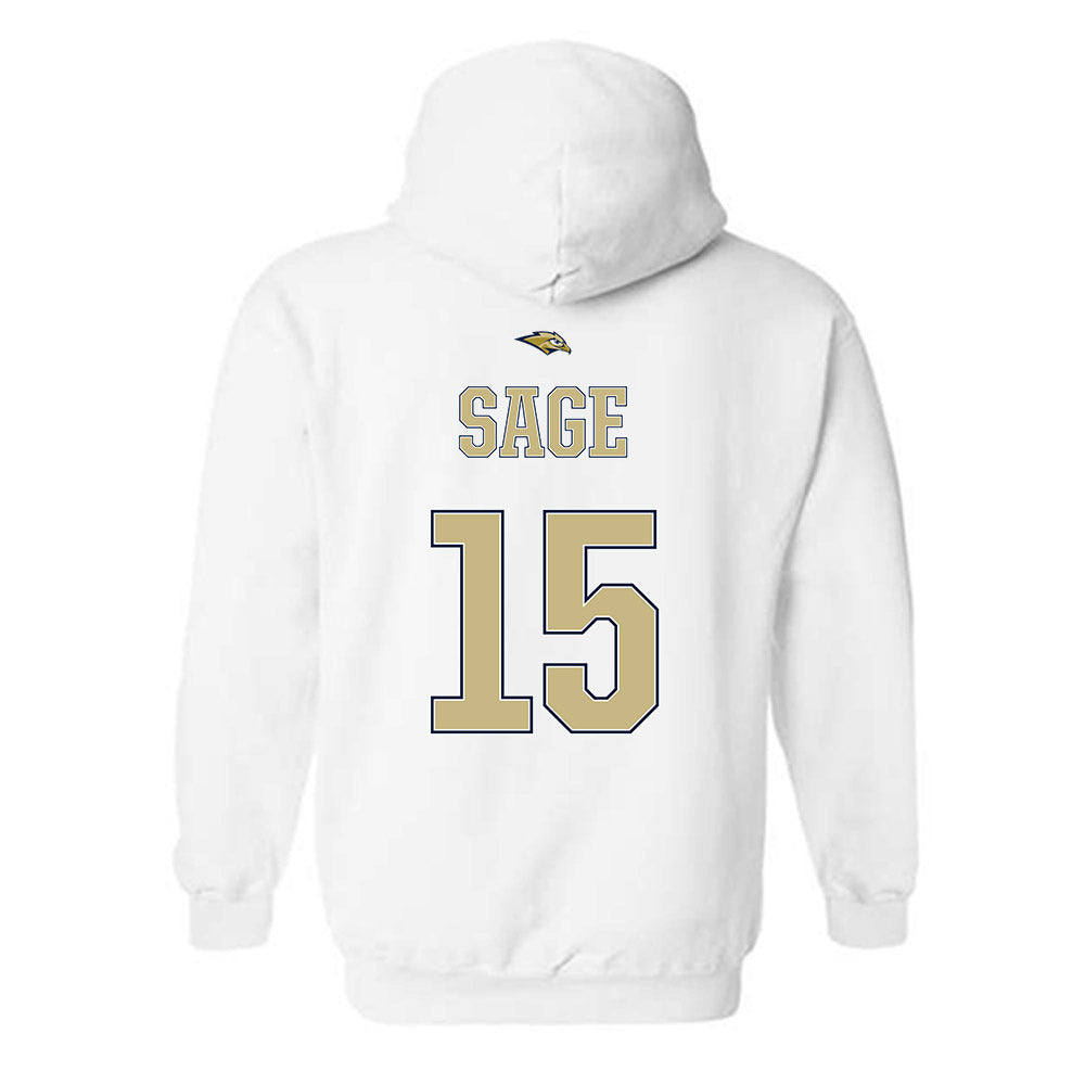 Oral Roberts - NCAA Women's Basketball : Ashlyn Sage - Hooded Sweatshirt Sports Shersey