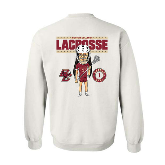 Boston College - NCAA Women's Lacrosse : Rachel Hall On the Field Sweatshirt