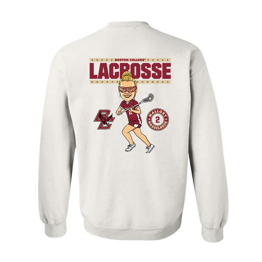 Boston College - NCAA Women's Lacrosse : Mallory Hasselbeck On the Field Sweatshirt