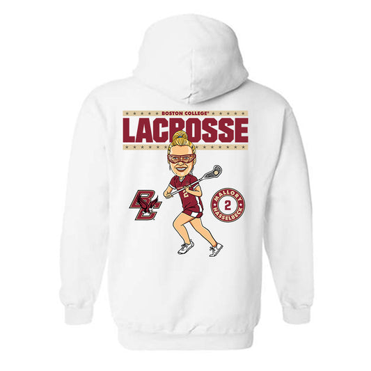 Boston College - NCAA Women's Lacrosse : Mallory Hasselbeck On the Field Hooded Sweatshirt