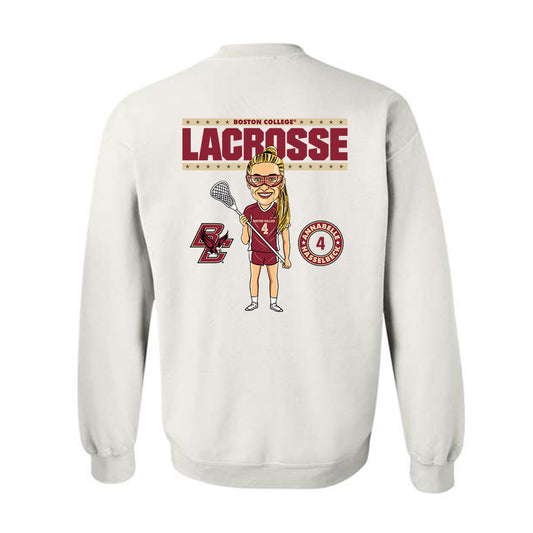 Boston College - NCAA Women's Lacrosse : Annabelle Hasselbeck - On the Field - Sweatshirt