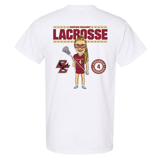 Boston College - NCAA Women's Lacrosse : Annabelle Hasselbeck - On the Field - T-Shirt