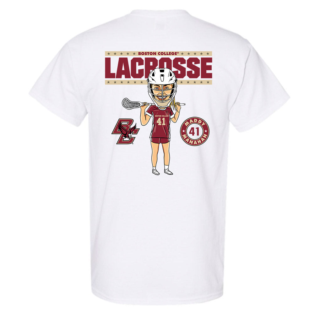 Boston College - NCAA Women's Lacrosse : Maddy Manahan - On the Field - T-Shirt