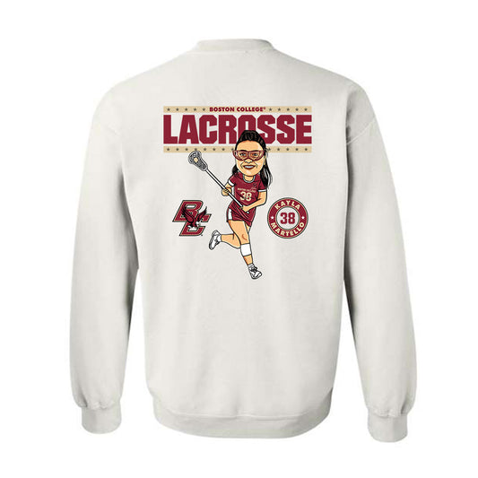 Boston College - NCAA Women's Lacrosse : Kayla Martello On the Field Sweatshirt