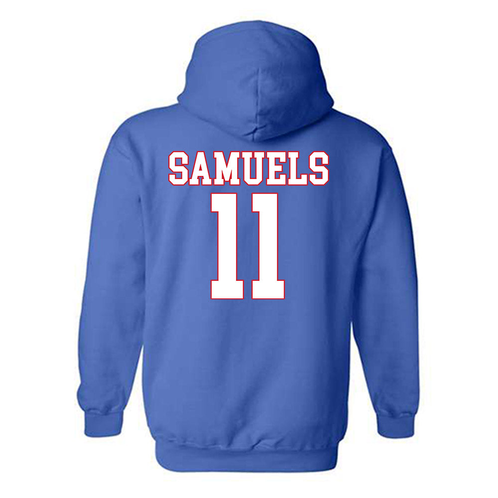 SMU - NCAA Football : Je'lin Samuels Hooded Sweatshirt