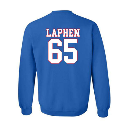 SMU - NCAA Football : Jack Laphen - Crewneck Sweatshirt Classic Shersey