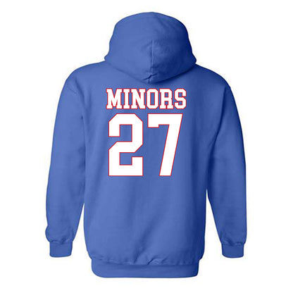 SMU - NCAA Football : Zane Minors Hooded Sweatshirt