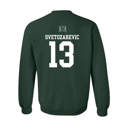 Hawaii - NCAA Men's Basketball : Matija Svetozarevic - Crewneck Sweatshirt Sports Shersey