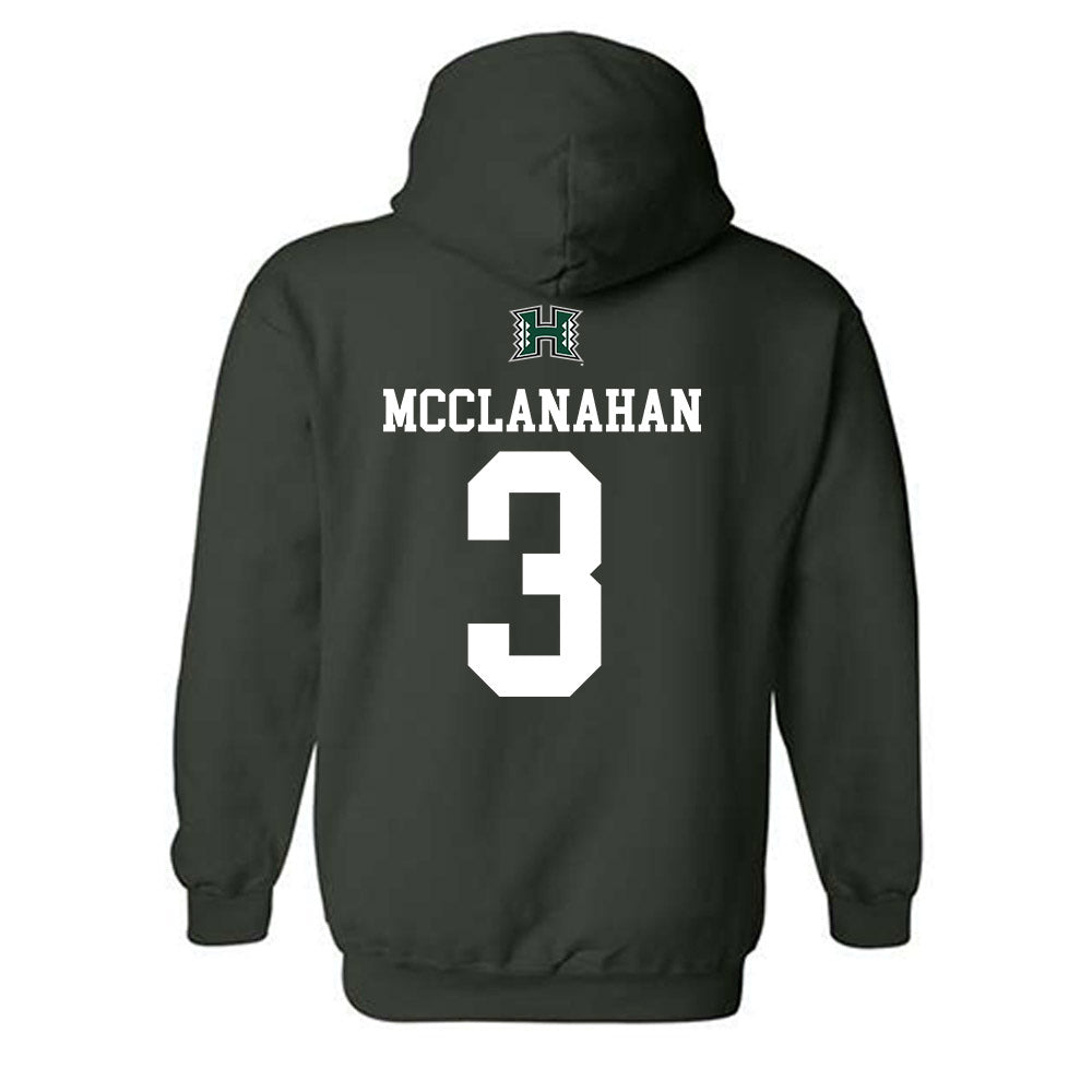 Hawaii - NCAA Men's Basketball : JoVon McClanahan Hooded Sweatshirt