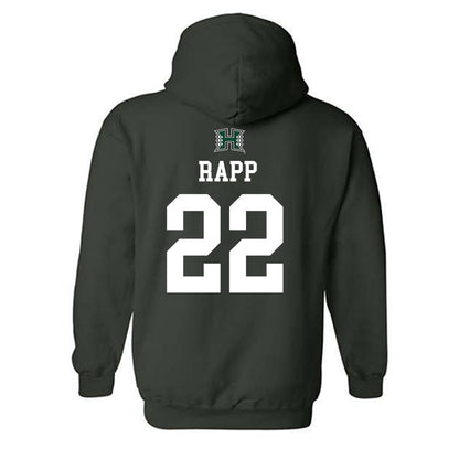 Hawaii - NCAA Men's Basketball : Ryan Rapp - Hooded Sweatshirt Sports Shersey