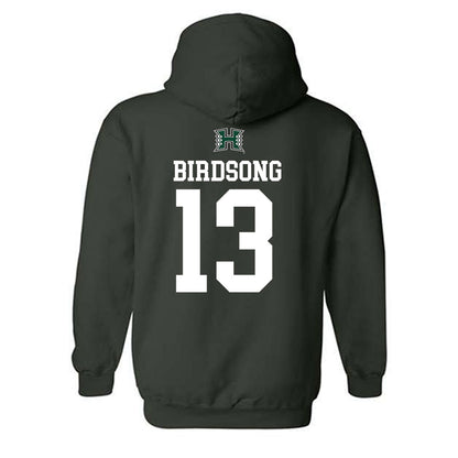 Hawaii - NCAA Women's Basketball : Hallie Birdsong - Hooded Sweatshirt Sports Shersey