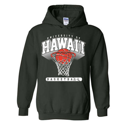 Hawaii - NCAA Men's Basketball : JoVon McClanahan Hooded Sweatshirt
