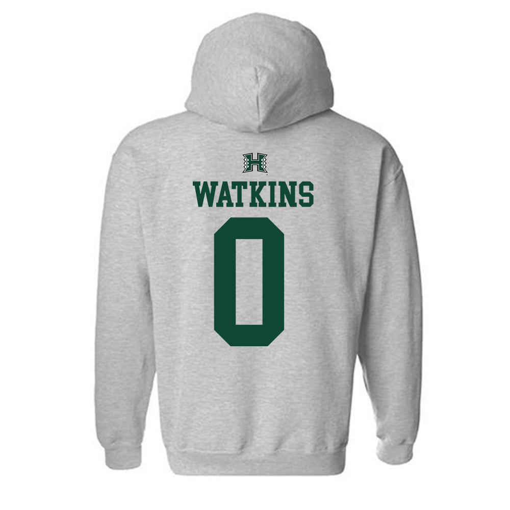 Hawaii - NCAA Women's Basketball : Avery Watkins - Hooded Sweatshirt Sports Shersey