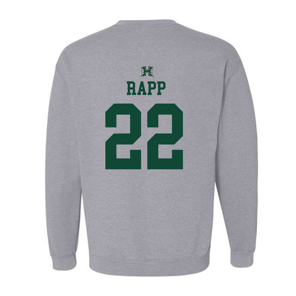 Hawaii - NCAA Men's Basketball : Ryan Rapp - Crewneck Sweatshirt Sports Shersey