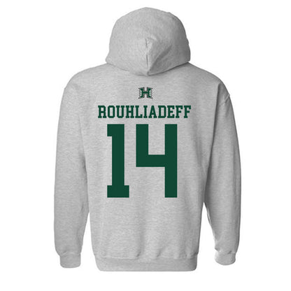 Hawaii - NCAA Men's Basketball : Harry Rouhliadeff - Hooded Sweatshirt Sports Shersey