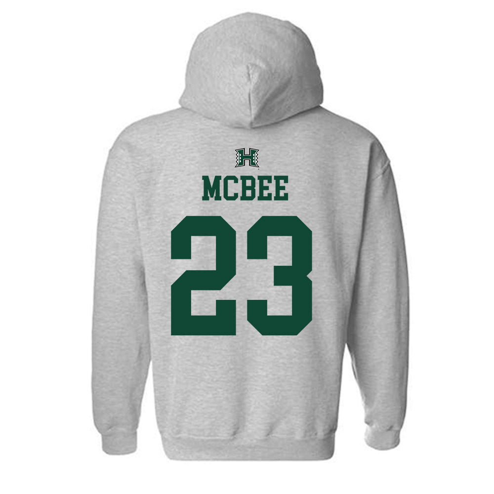 Hawaii - NCAA Women's Basketball : MeiLani McBee - Hooded Sweatshirt Sports Shersey