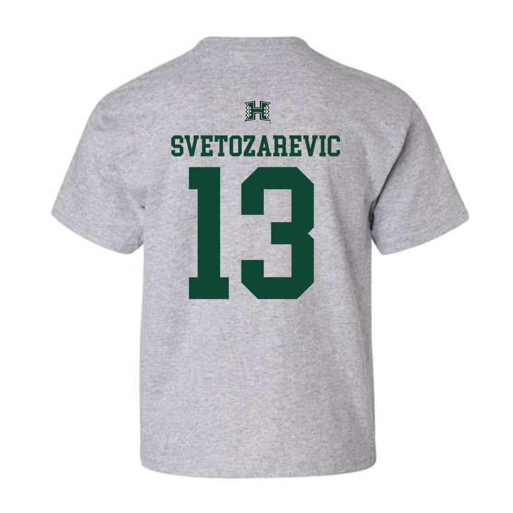 Hawaii - NCAA Men's Basketball : Matija Svetozarevic - Youth T-Shirt Sports Shersey