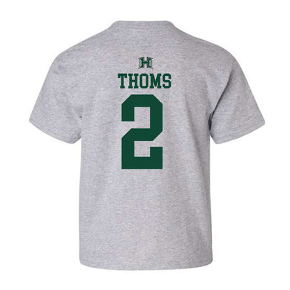 Hawaii - NCAA Women's Basketball : Ashley Thoms - Youth T-Shirt Sports Shersey