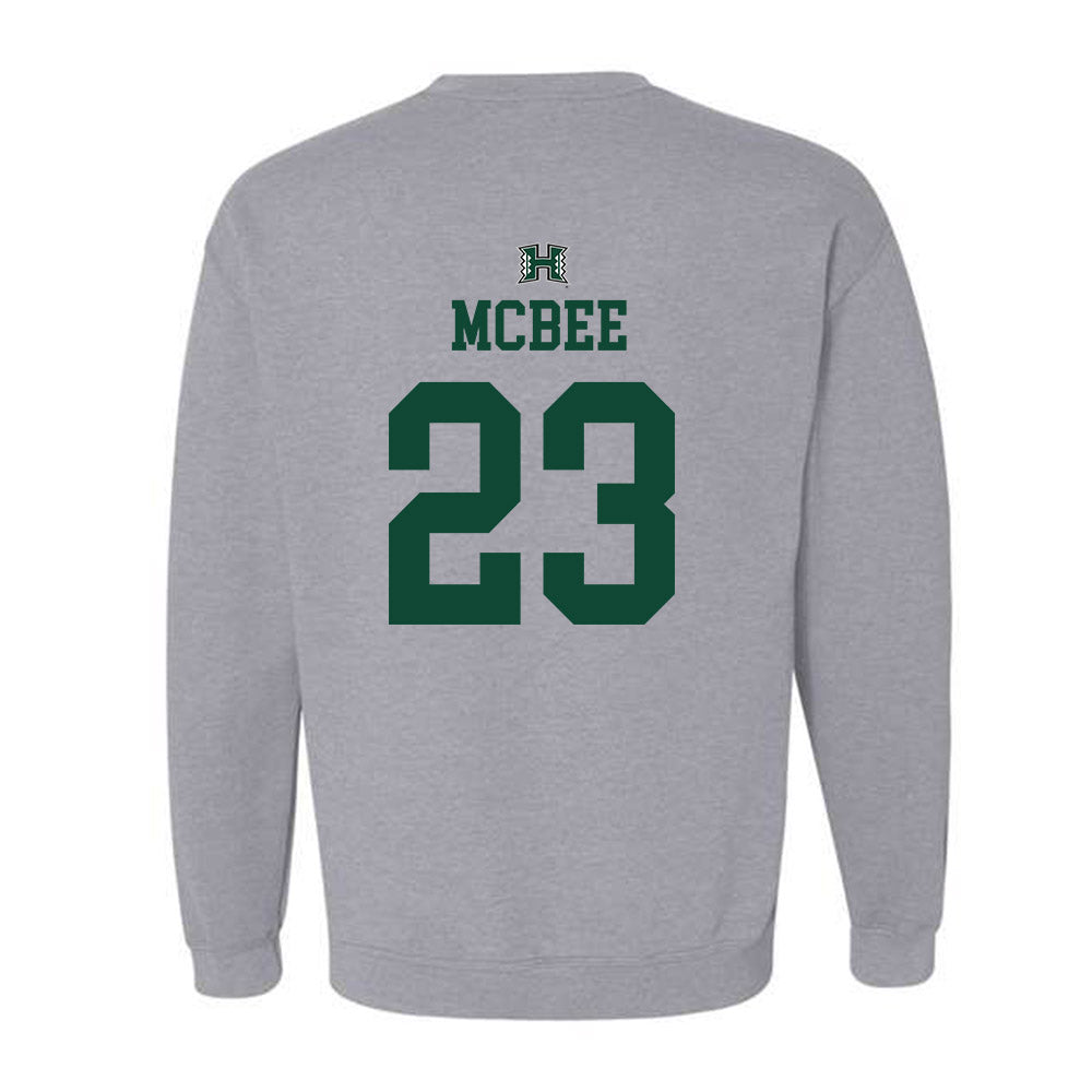 Hawaii - NCAA Women's Basketball : MeiLani McBee - Crewneck Sweatshirt Sports Shersey