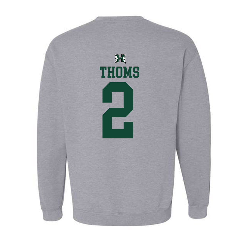 Hawaii - NCAA Women's Basketball : Ashley Thoms - Crewneck Sweatshirt Sports Shersey