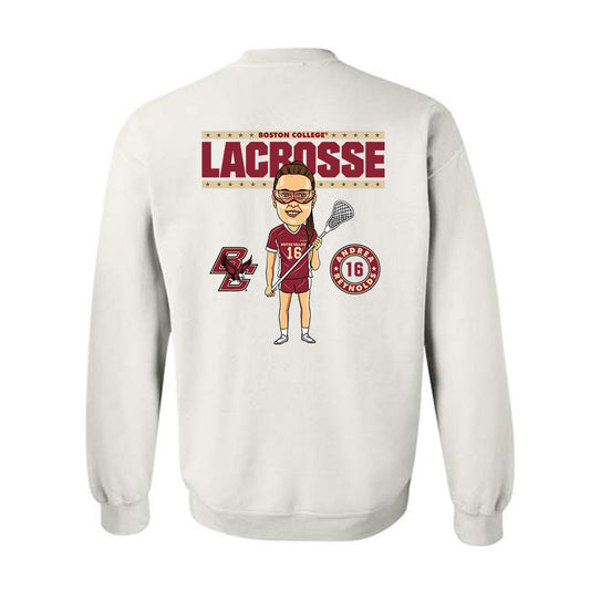 Boston College - NCAA Women's Lacrosse : Andrea Reynolds On the Field Sweatshirt
