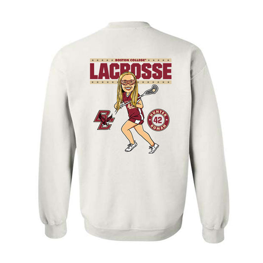 Boston College - NCAA Women's Lacrosse : Hunter Roman On the Field Sweatshirt
