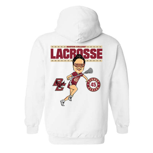 Boston College - NCAA Women's Lacrosse : Sydney Scales On the Field Hooded Sweatshirt