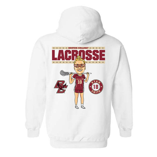Boston College - NCAA Women's Lacrosse : Ryan Smith On the Field Hooded Sweatshirt