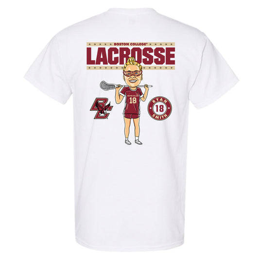 Boston College - NCAA Women's Lacrosse : Ryan Smith - On the Field - T-Shirt