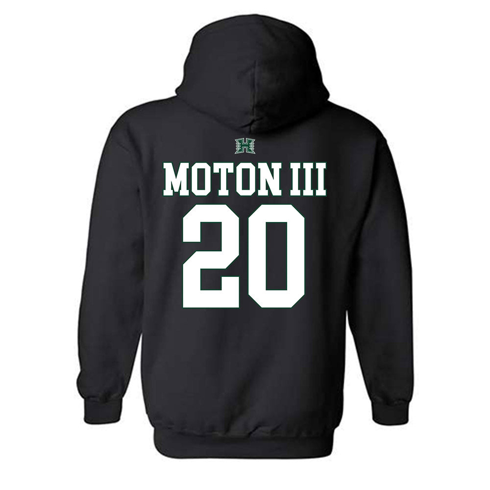 Hawaii - NCAA Football : Keith Moton III Hooded Sweatshirt