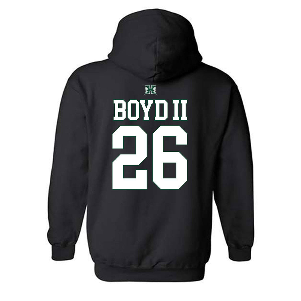 Hawaii - NCAA Football : Derek Boyd II Hooded Sweatshirt
