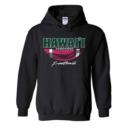 Hawaii - NCAA Football : Derek Boyd II Hooded Sweatshirt