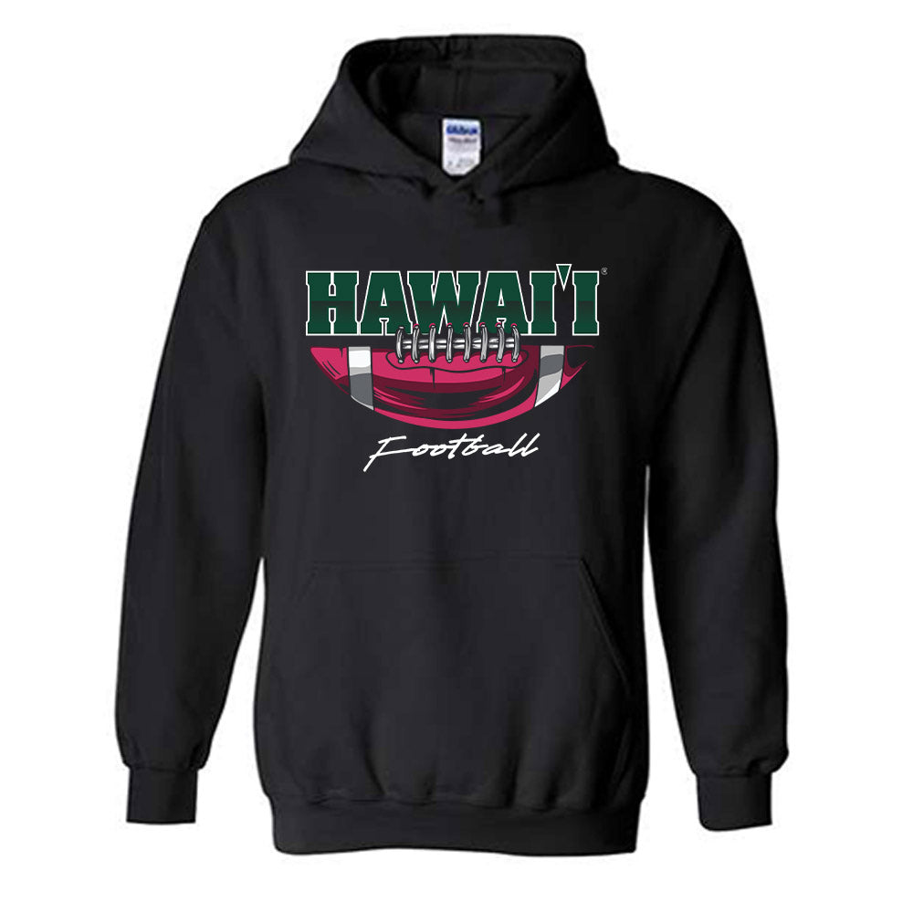 Hawaii - NCAA Football : Pofele Ashlock Hooded Sweatshirt