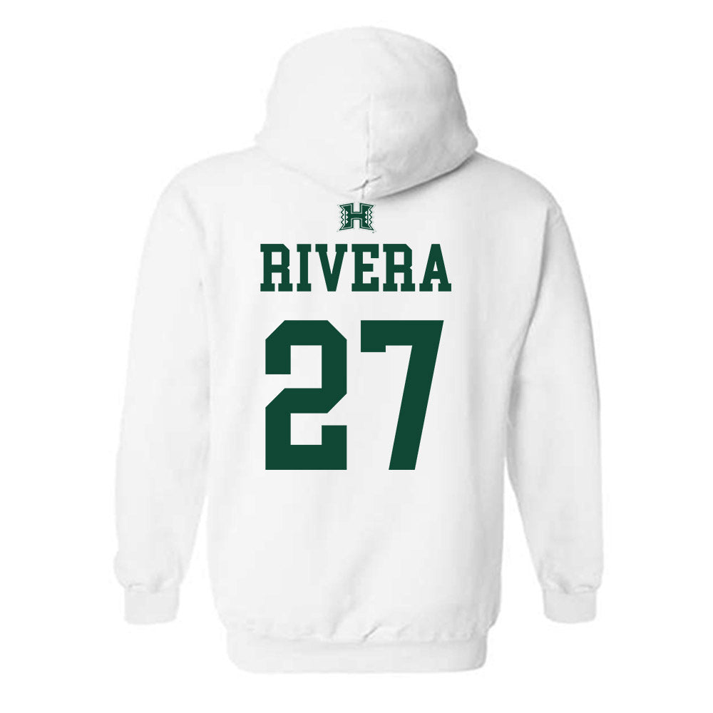 Hawaii - NCAA Baseball : Bronson Rivera - Hooded Sweatshirt Sports Shersey