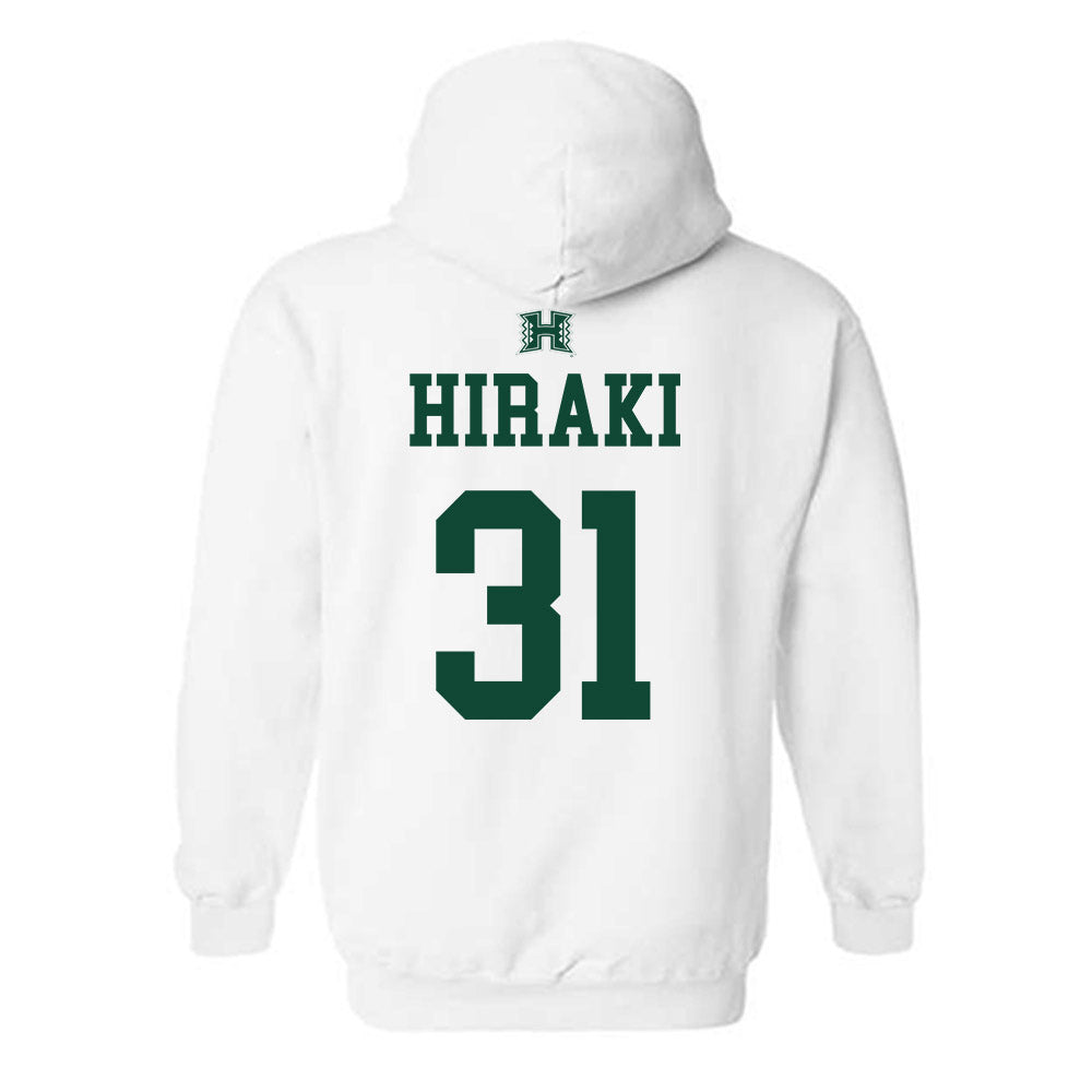 Hawaii - NCAA Baseball : Blake Hiraki - Hooded Sweatshirt Sports Shersey